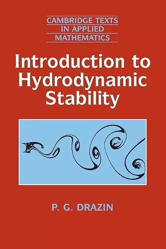 Introduction to Hydrodynamic Stability cover