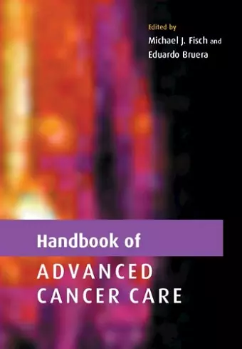 Handbook of Advanced Cancer Care cover