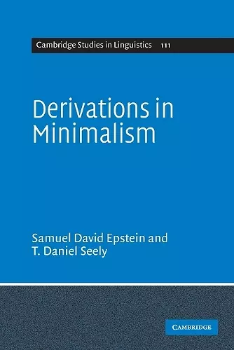 Derivations in Minimalism cover