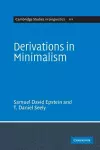 Derivations in Minimalism cover