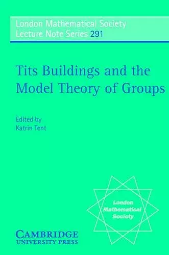 Tits Buildings and the Model Theory of Groups cover