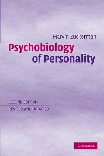 Psychobiology of Personality cover