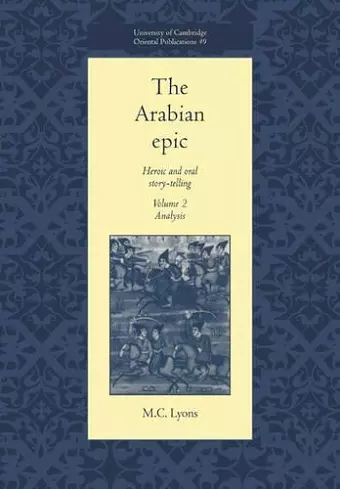 The Arabian Epic: Volume 2, Analysis cover