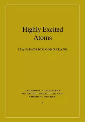 Highly Excited Atoms cover