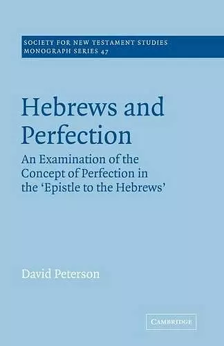 Hebrews and Perfection cover