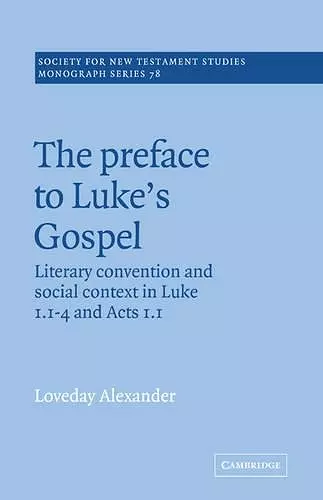 The Preface to Luke's Gospel cover