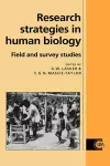 Research Strategies in Human Biology cover