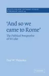 'And so we Came to Rome ' cover