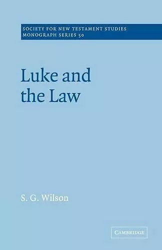 Luke and the Law cover