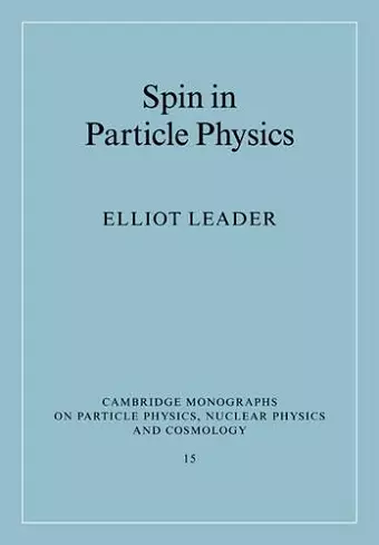 Spin in Particle Physics cover