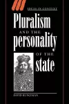 Pluralism and the Personality of the State cover