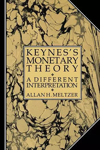 Keynes's Monetary Theory cover