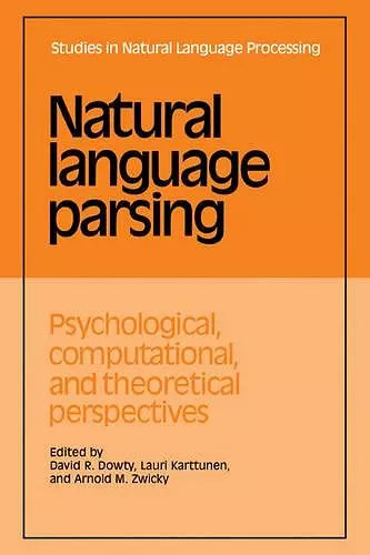 Natural Language Parsing cover