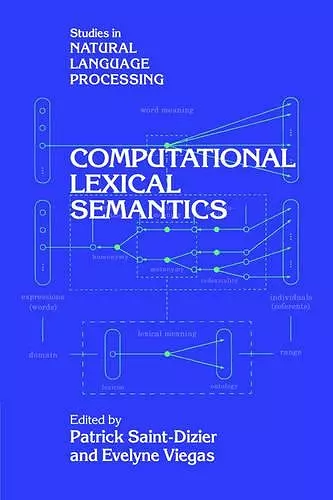 Computational Lexical Semantics cover