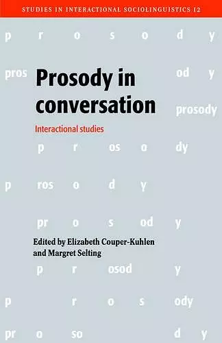 Prosody in Conversation cover