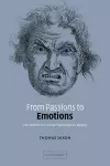 From Passions to Emotions cover