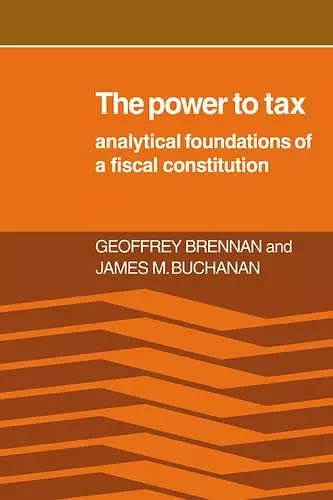 The Power to Tax cover