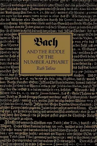 Bach and the Riddle of the Number Alphabet cover