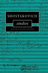 Shostakovich Studies cover