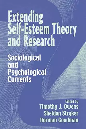 Extending Self-Esteem Theory and Research cover