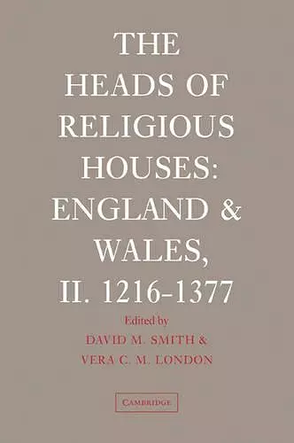 The Heads of Religious Houses cover