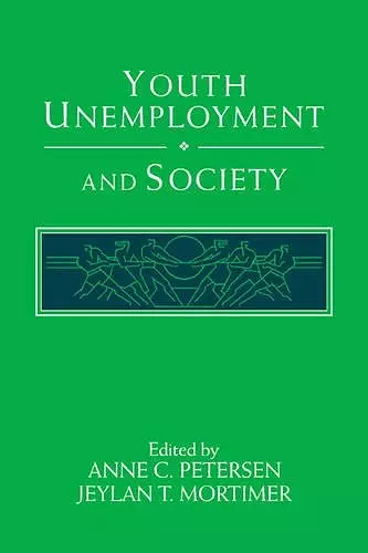 Youth Unemployment and Society cover