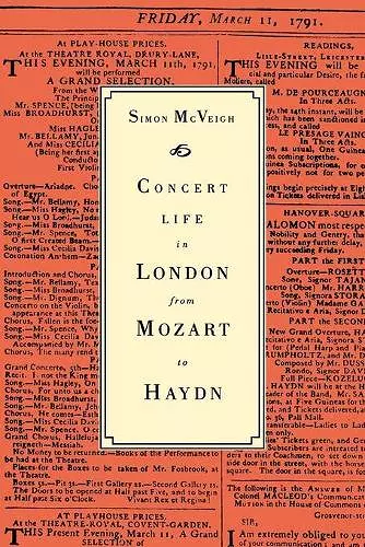 Concert Life in London from Mozart to Haydn cover