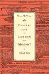 Concert Life in London from Mozart to Haydn cover