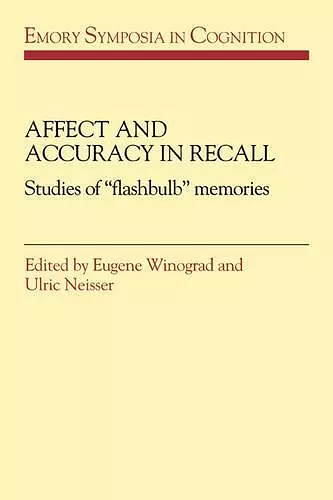 Affect and Accuracy in Recall cover