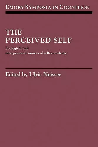 The Perceived Self cover