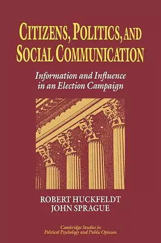 Citizens, Politics and Social Communication cover