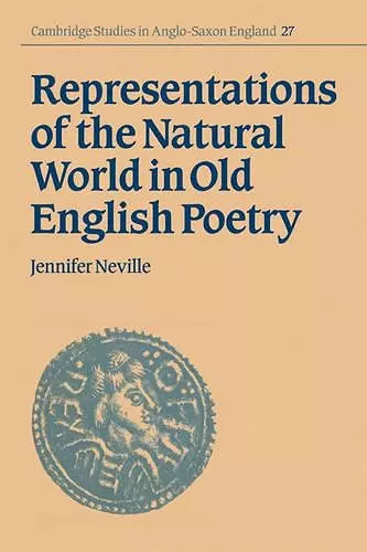 Representations of the Natural World in Old English Poetry cover
