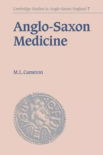 Anglo-Saxon Medicine cover