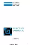 Subjects of Experience cover