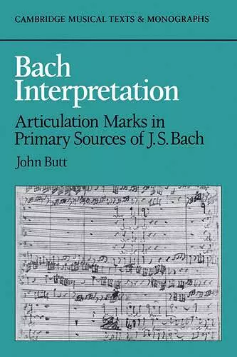 Bach Interpretation cover