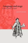 Language and Stage in Medieval and Renaissance England cover