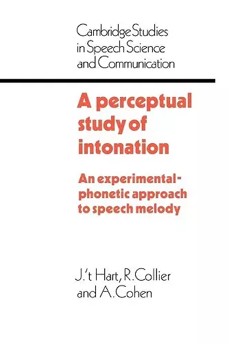A Perceptual Study of Intonation cover