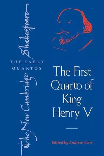 The First Quarto of King Henry V cover