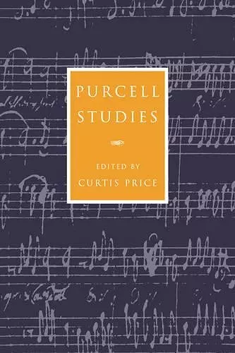 Purcell Studies cover