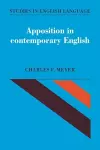 Apposition in Contemporary English cover