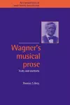 Wagner's Musical Prose cover