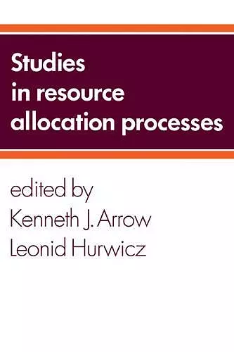 Studies in Resource Allocation Processes cover