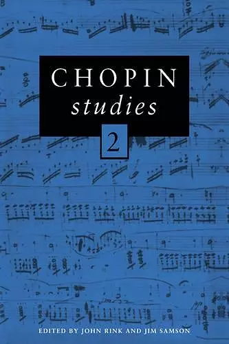 Chopin Studies 2 cover