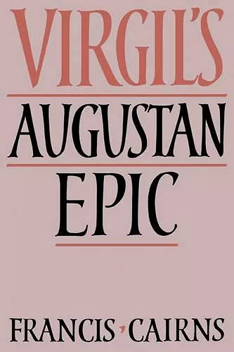 Virgil's Augustan Epic cover