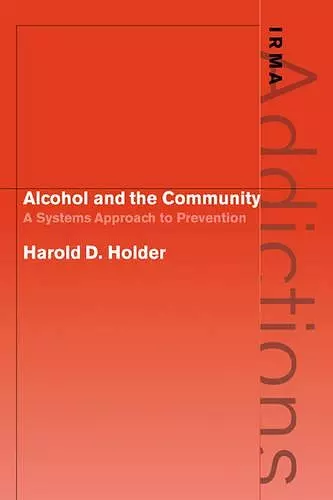 Alcohol and the Community cover