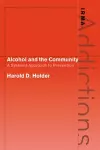 Alcohol and the Community cover