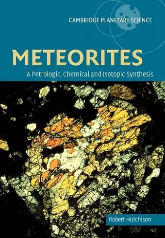 Meteorites cover
