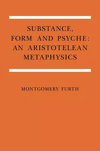 Substance, Form, and Psyche cover