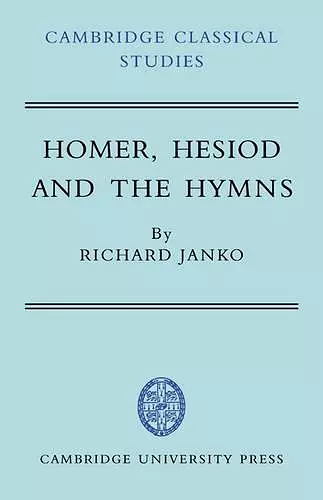 Homer, Hesiod and the Hymns cover