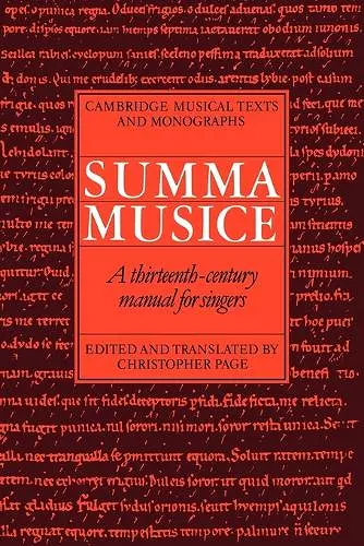 Summa Musice cover